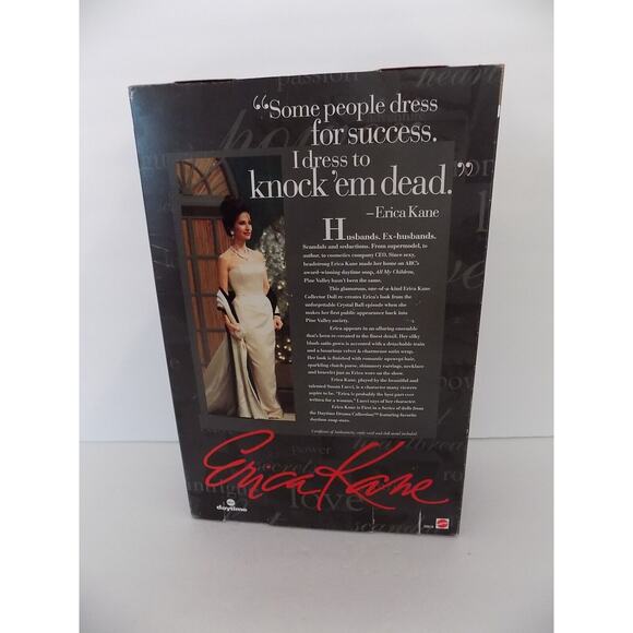 1998 Erica Kane All My Children Barbie doll Mattel 20816 NEW in BOX - Picture 2 of 4